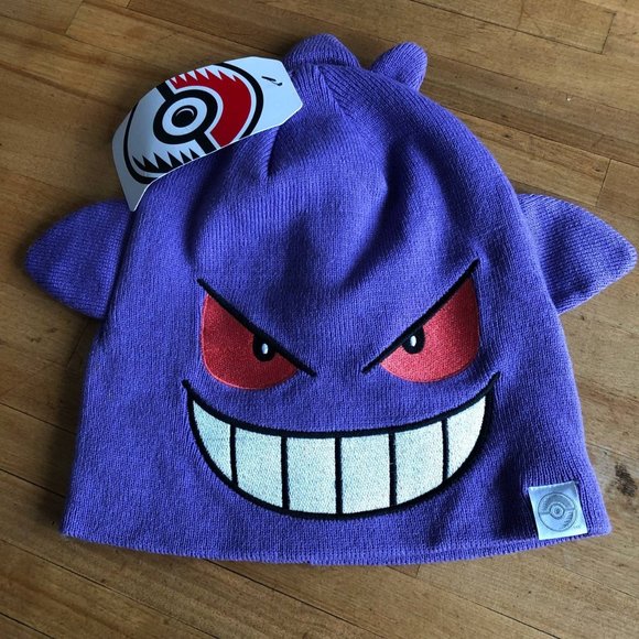 Pokemon Go Trainer Gear Accessoires Gengar Hat Purple Adult One Size - Picture 1 of 9